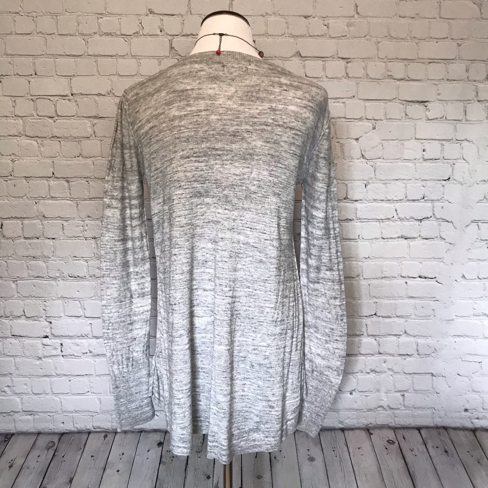 Grey long tunic style sweater - Picture 3 of 6